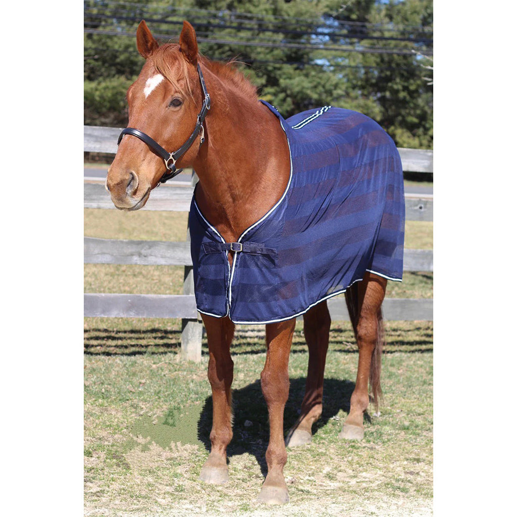 TuffRider Lightweight Mesh Scrim Sheet with Fly Protection with Single Surcingle