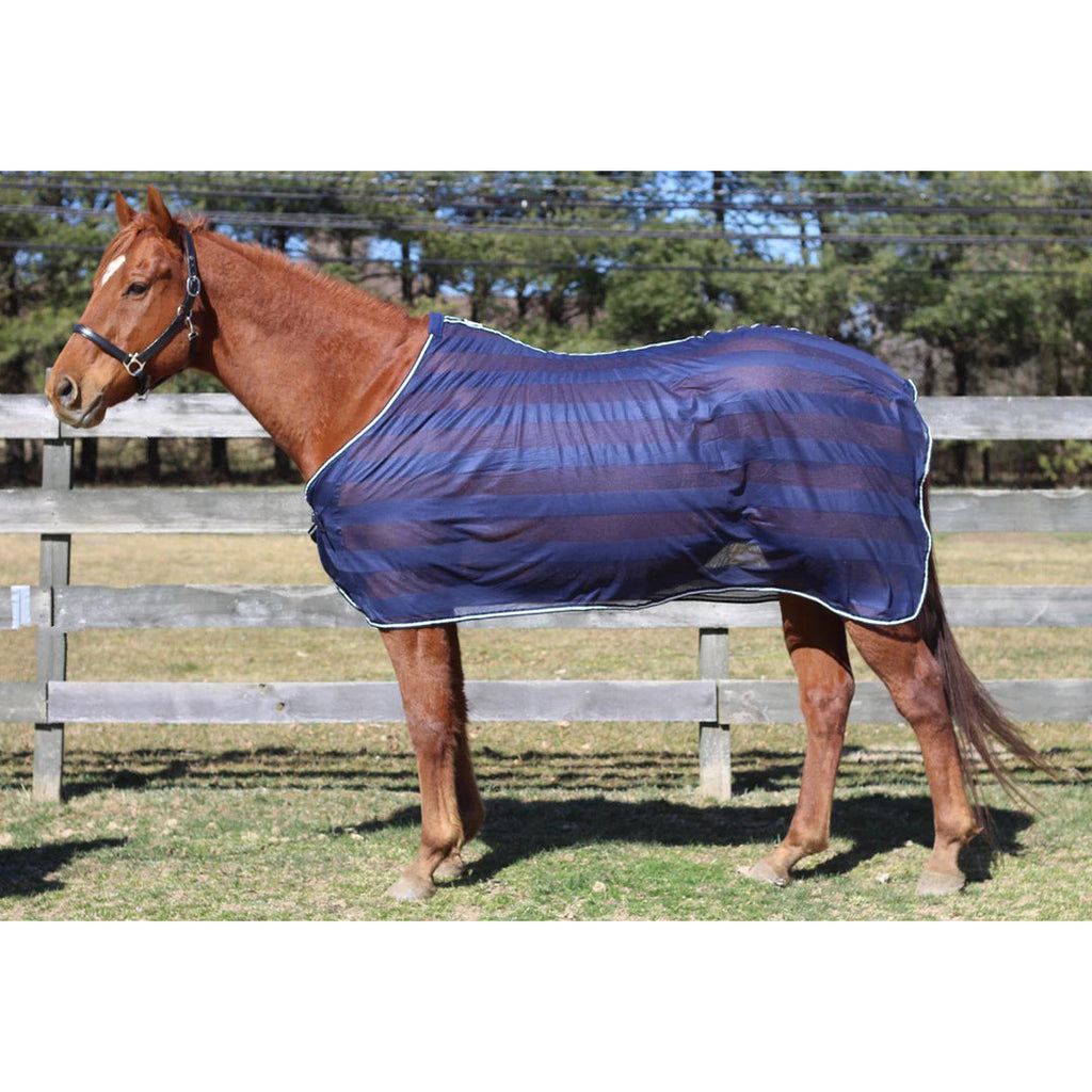 TuffRider Lightweight Mesh Scrim Sheet with Fly Protection with Single Surcingle