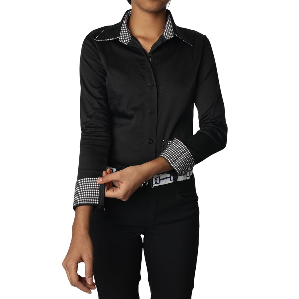 TuffRider Girls ADEY Double Collar Shirt