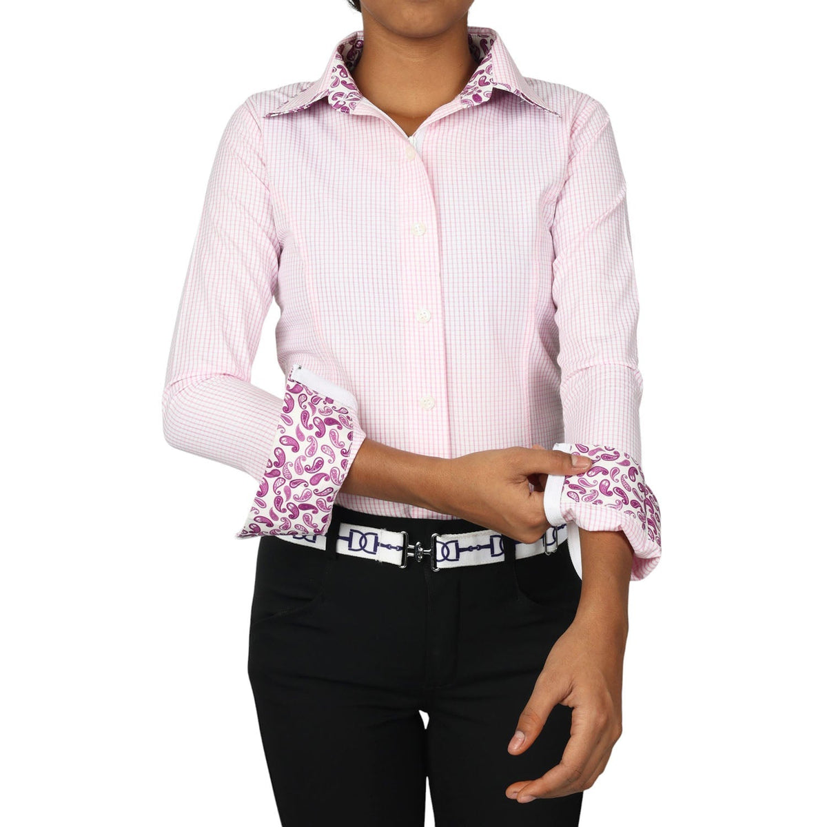 TuffRider Girls ADEY Double Collar Shirt