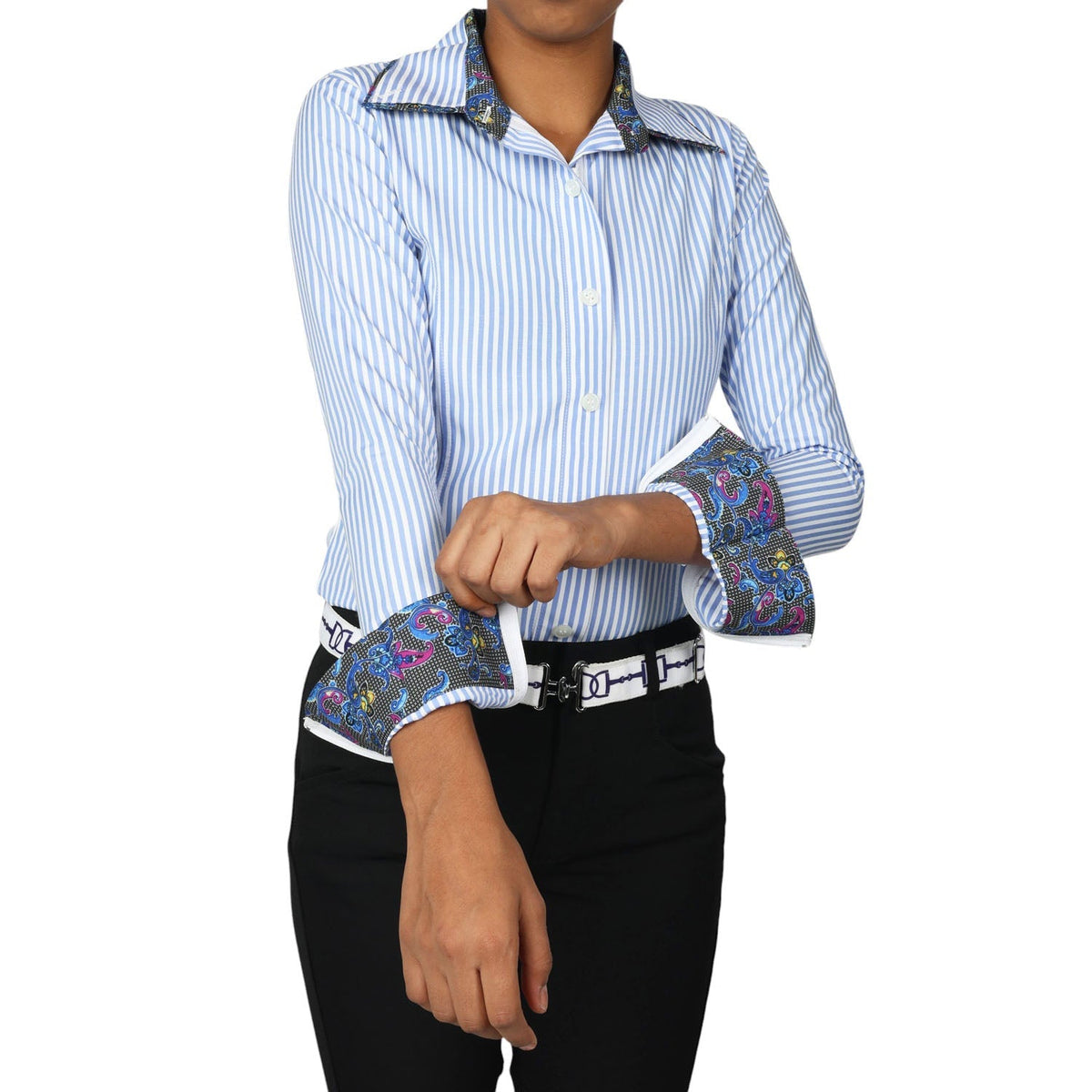 TuffRider Girls ADEY Double Collar Shirt
