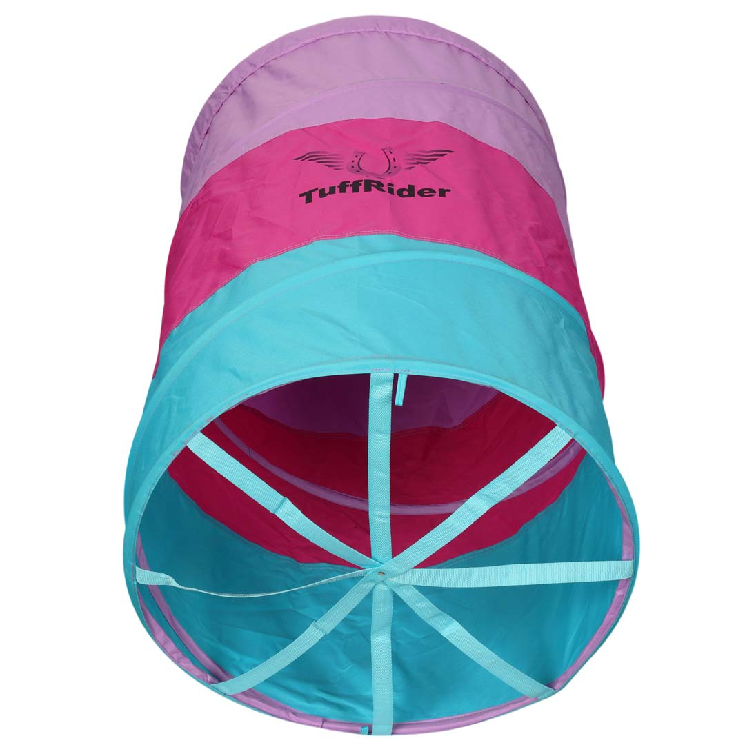TuffRider Free-Standing Collapsible Barrel Racing Training Barrels – Set of 3 – Complete Portable Practice Barrels (Not Covers)