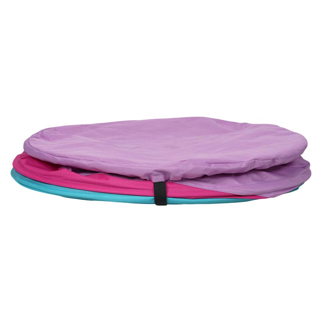TuffRider Free-Standing Collapsible Barrel Racing Training Barrels – Set of 3 – Complete Portable Practice Barrels (Not Covers)