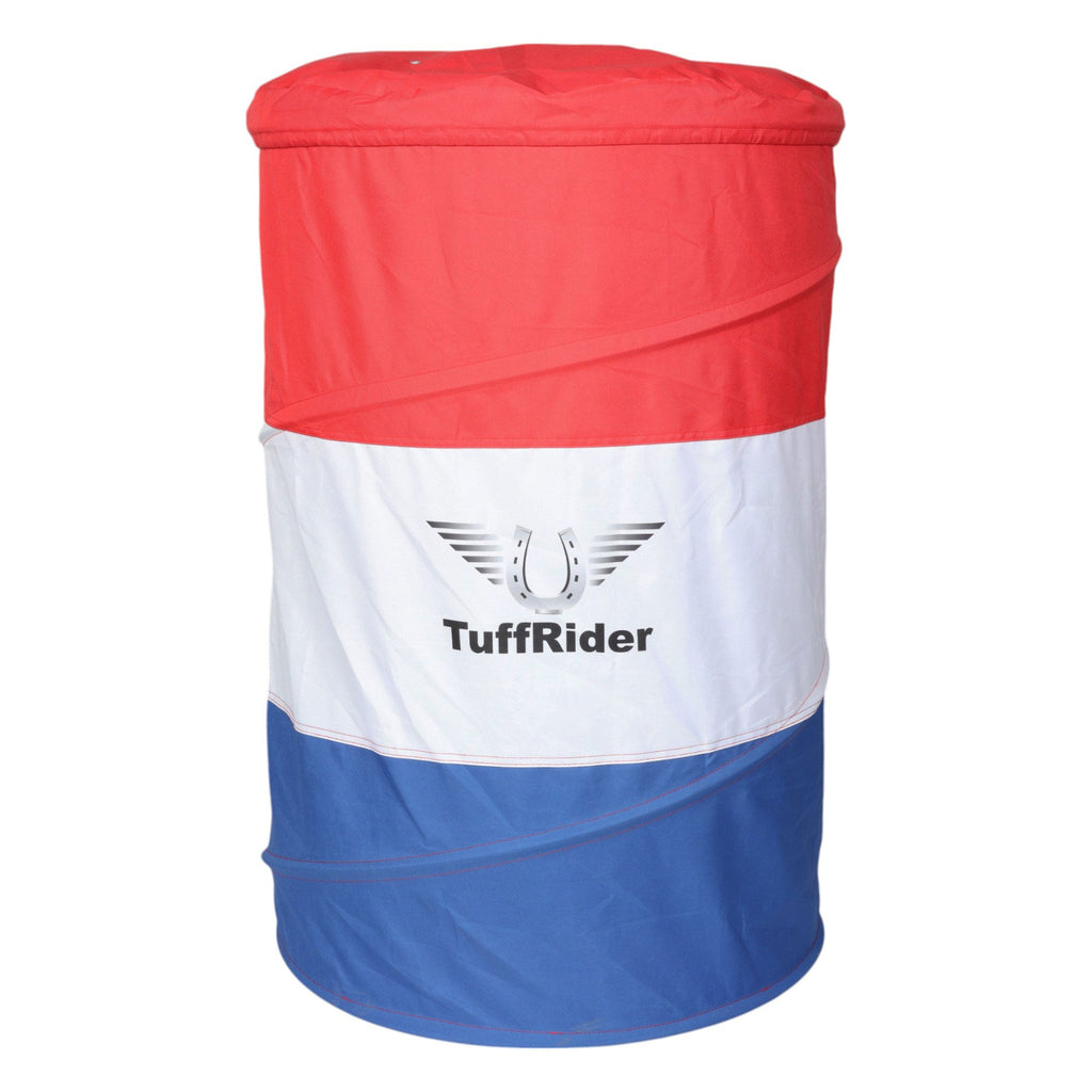 TuffRider Free-Standing Collapsible Barrel Racing Training Barrels – Set of 3 – Complete Portable Practice Barrels (Not Covers)