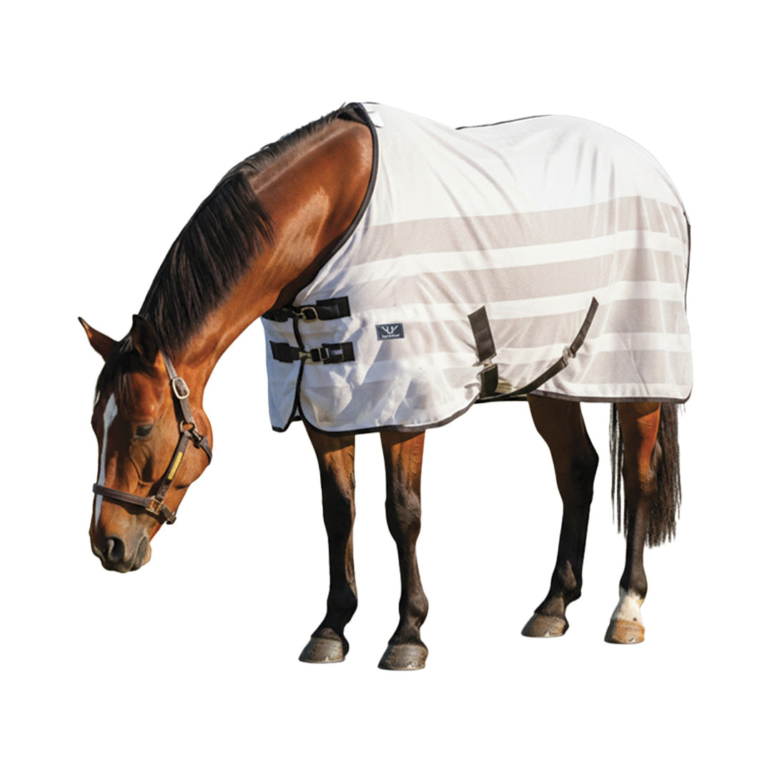 TuffRider Lightweight Mesh Scrim Sheet with Fly Protection with Double Surcingle