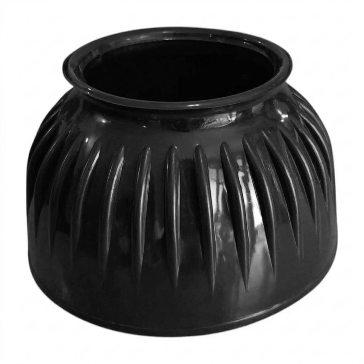 TuffRider Ribbed Rubber Bell Boots with Hook & Loop Closure