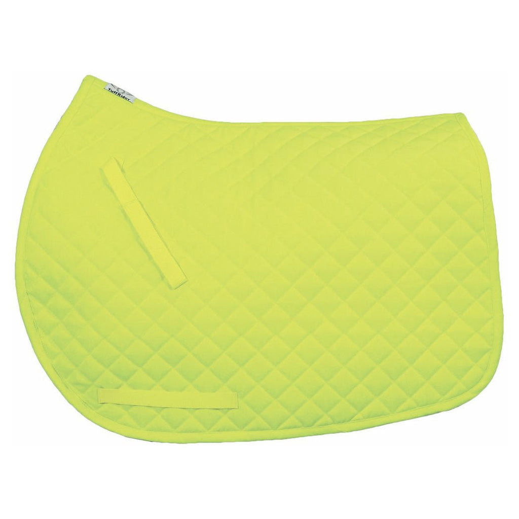 TuffRider Basic All Purpose Horse Riding Saddle Pad | Wither Relief Brushed Underside for Training and Competition