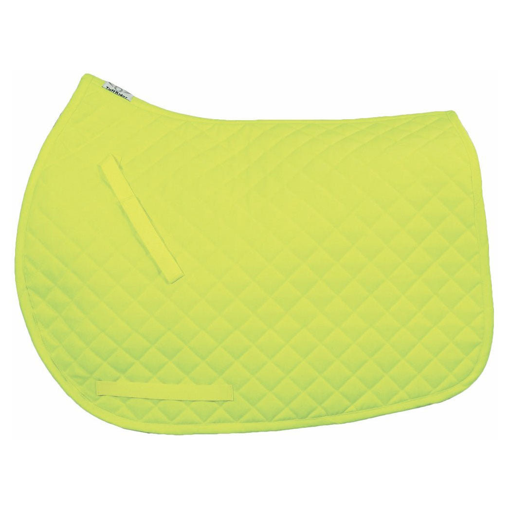 TuffRider Basic All Purpose Horse Riding Saddle Pad | Wither Relief Brushed Underside for Training and Competition