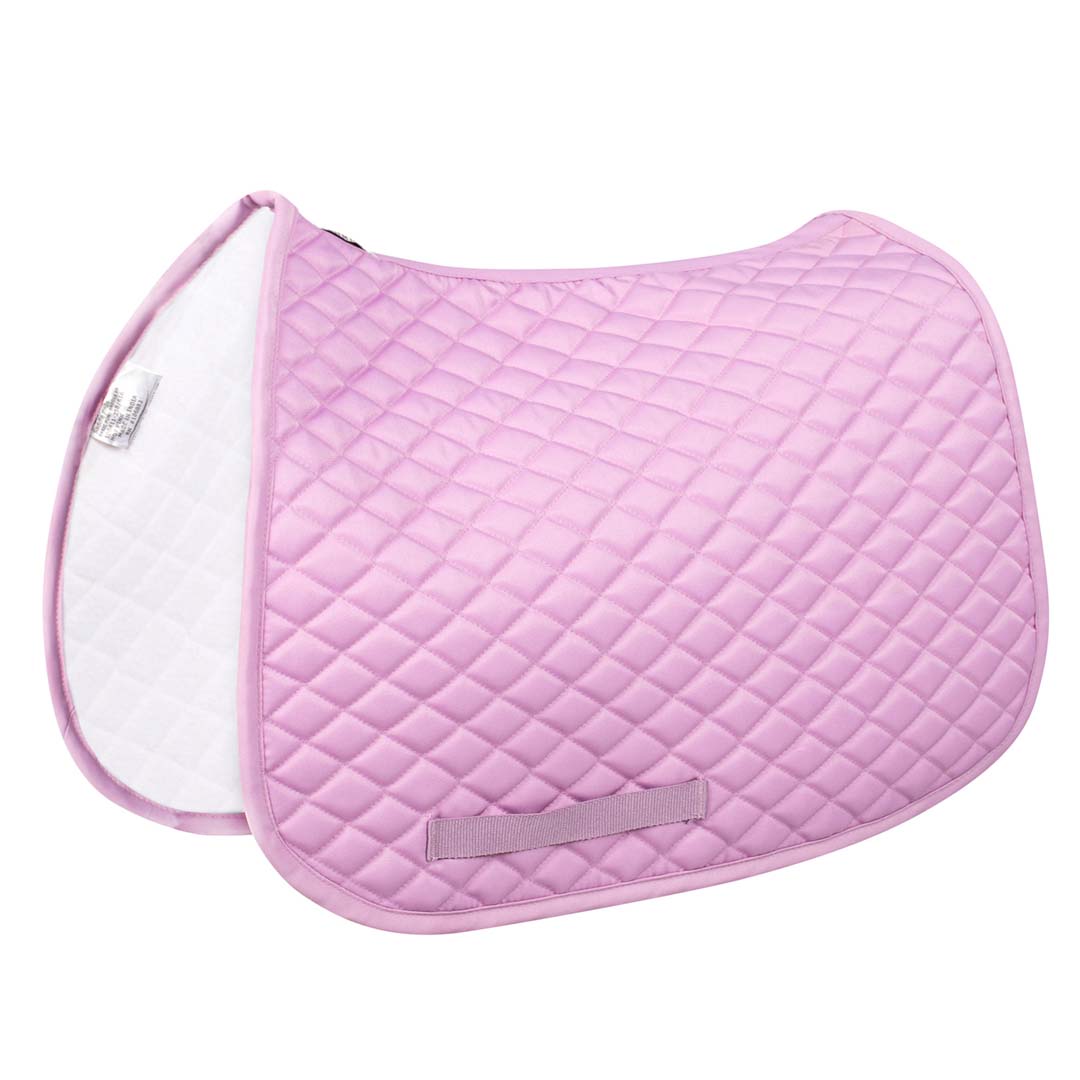 TuffRider Basic All Purpose Horse Riding Saddle Pad | Wither Relief Brushed Underside for Training and Competition