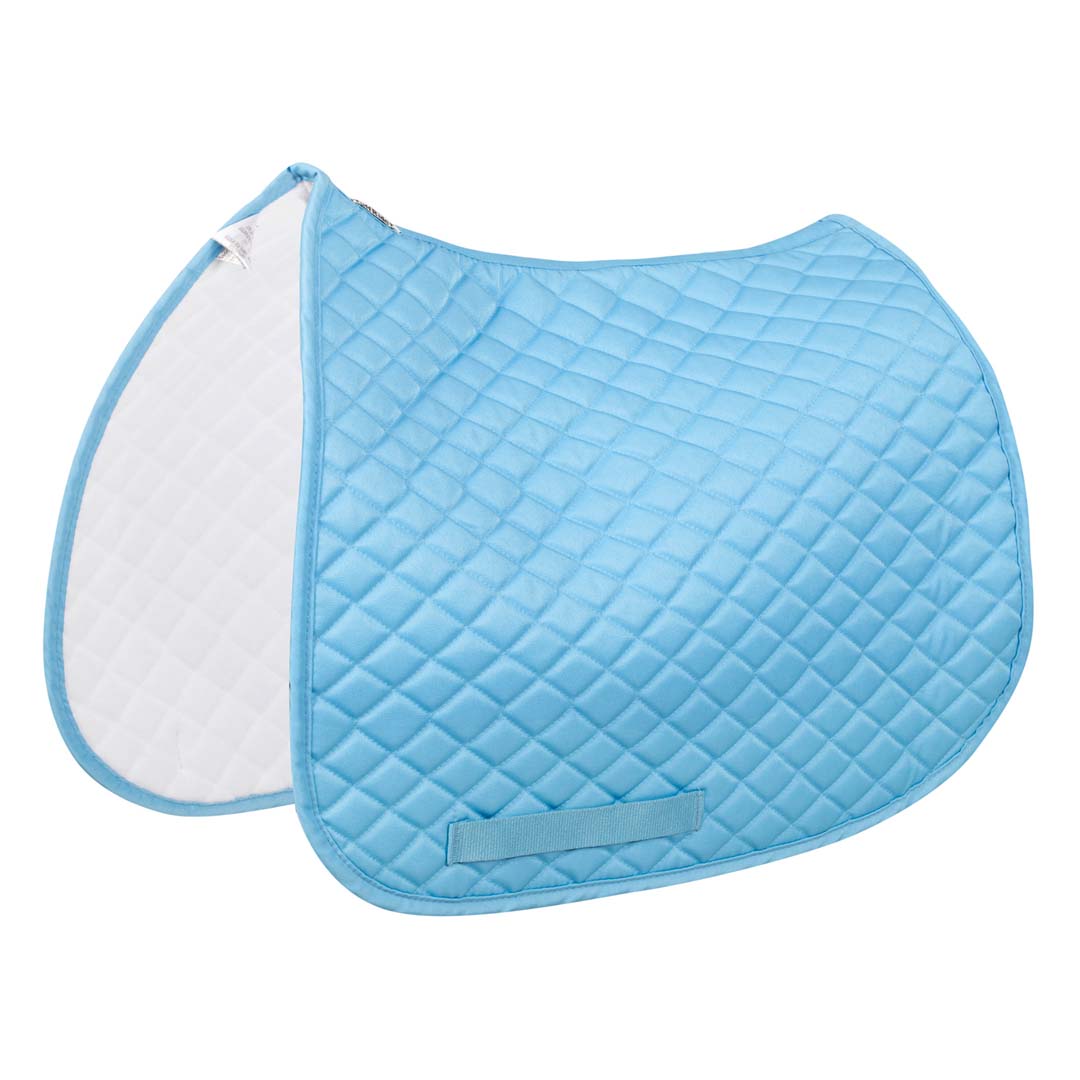 TuffRider Basic All Purpose Horse Riding Saddle Pad | Wither Relief Brushed Underside for Training and Competition