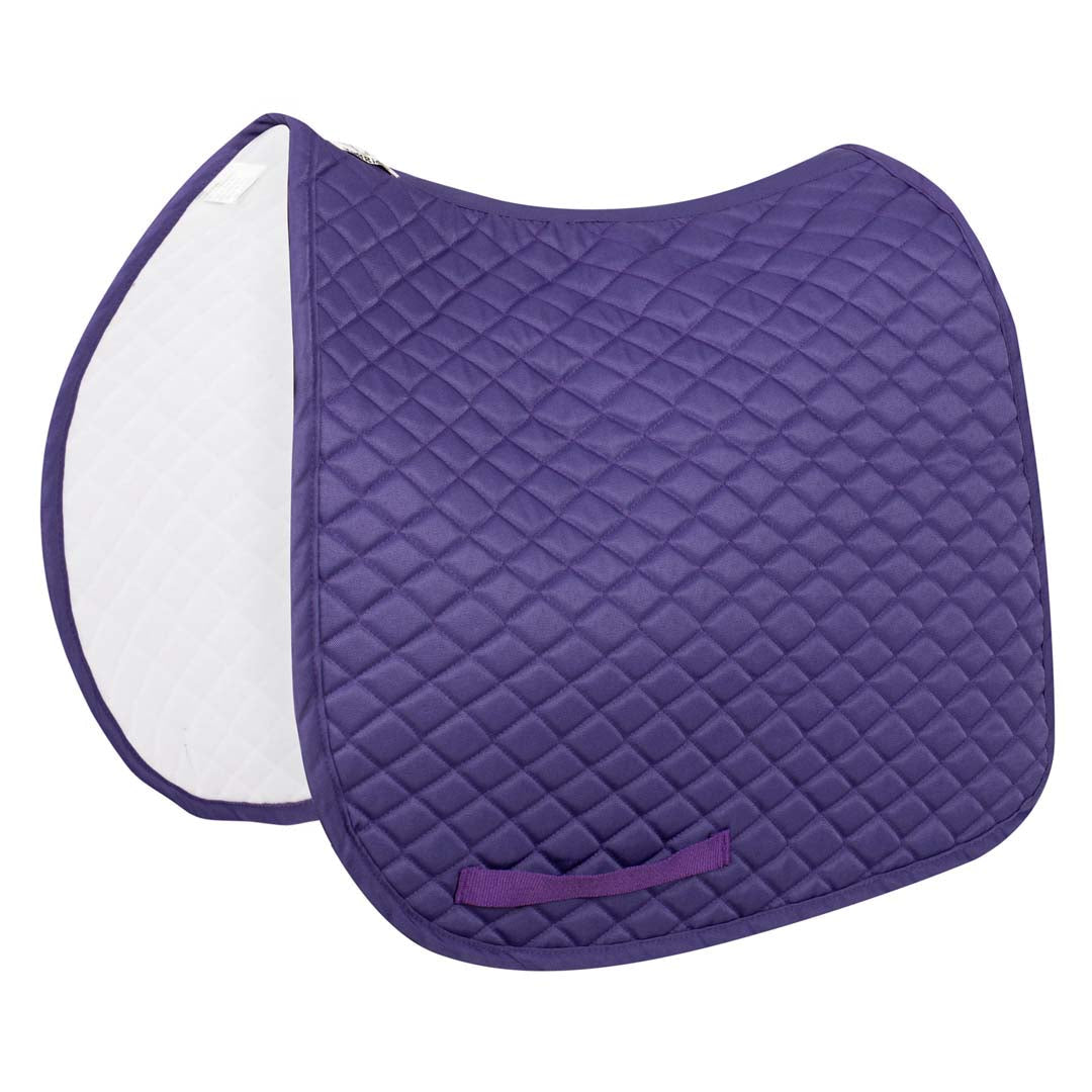 TuffRider Basic All Purpose Horse Riding Saddle Pad | Wither Relief Brushed Underside for Training and Competition