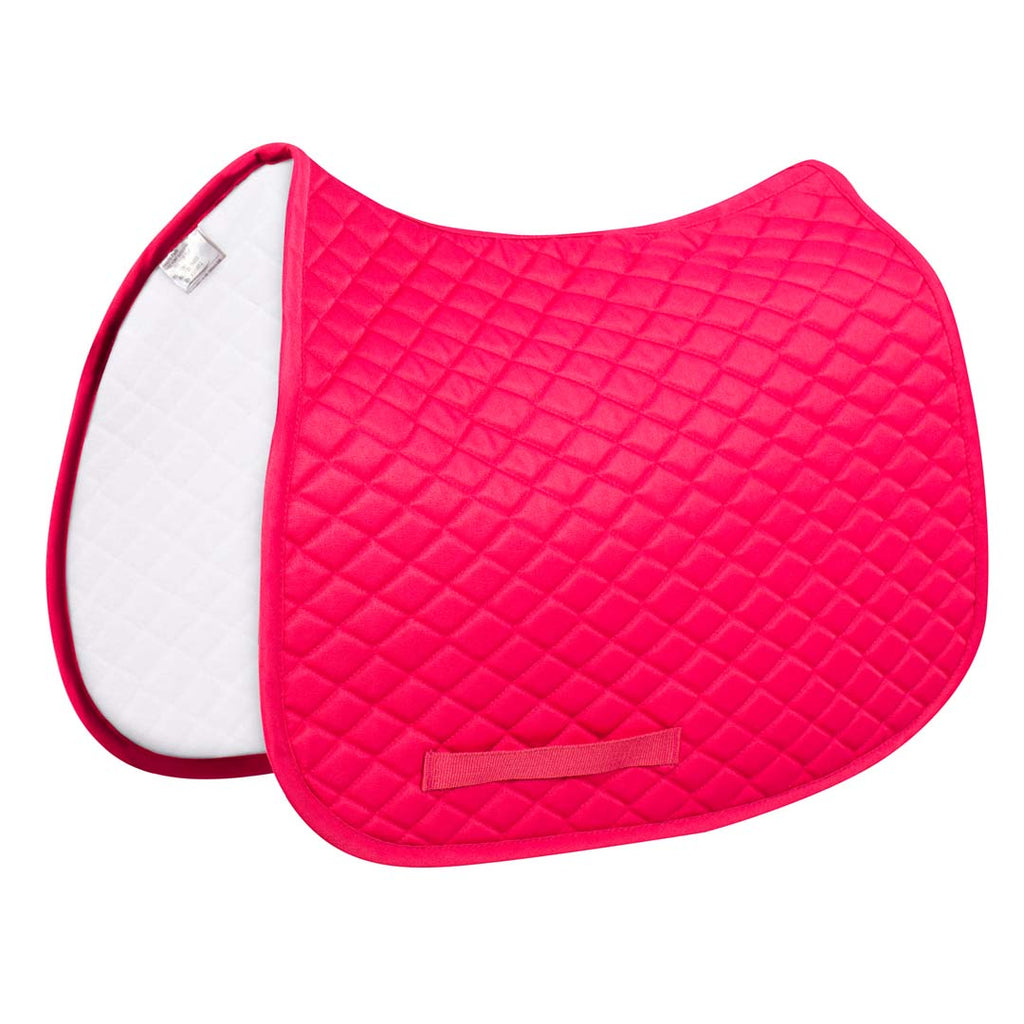 TuffRider Basic All Purpose Horse Riding Saddle Pad | Wither Relief Brushed Underside for Training and Competition