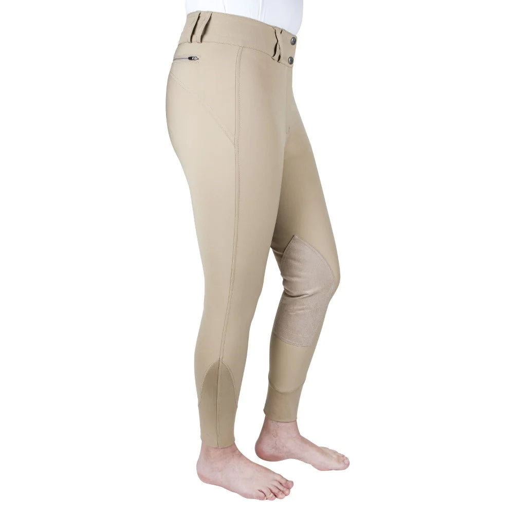 Equine Couture Charlotte Suede Knee Patch Breech