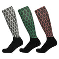 Equine Couture Ladies Tara Technical Padded Knee Hi Boot Socks - 3 Pack