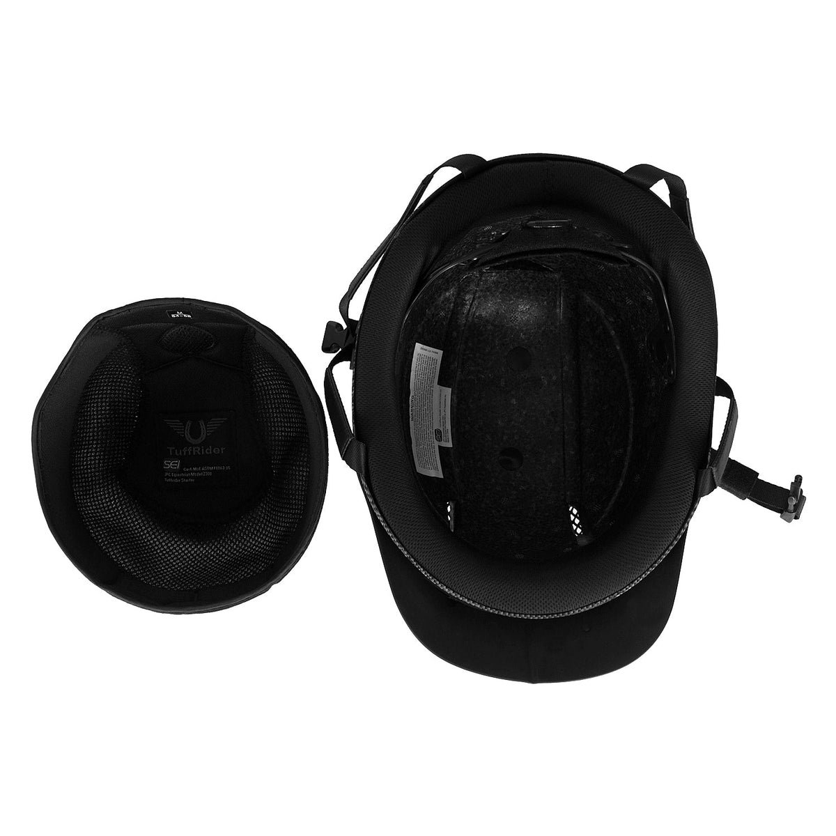 TuffRider Starter Carbon Fiber Print Helmet