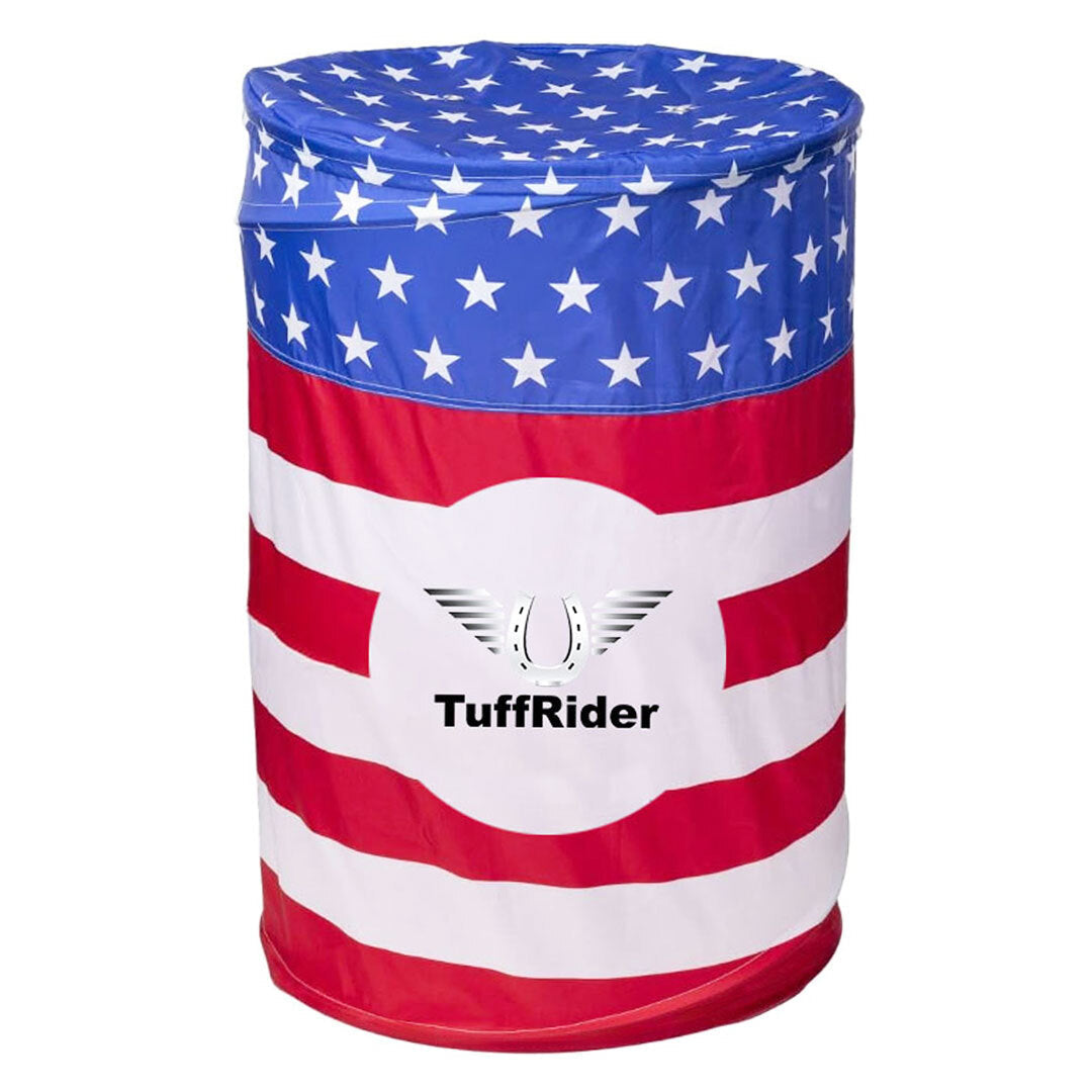 TuffRider Free-Standing Collapsible Barrel Racing Training Barrels – Set of 3 – Complete Portable Practice Barrels (Not Covers)