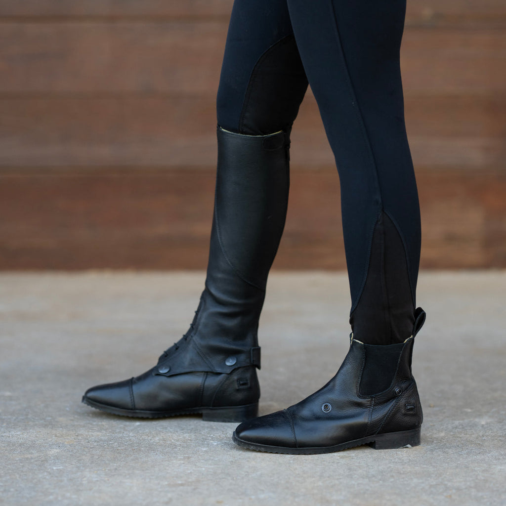 The Hinterland TuffRider Ladies Convertible Boot — Wears as a Paddock or Tall Boot (Gaiters Sold Separately)