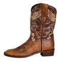 TuffRider Children Sequoia Cross & Wing Embroidered Square Toe Western Boots