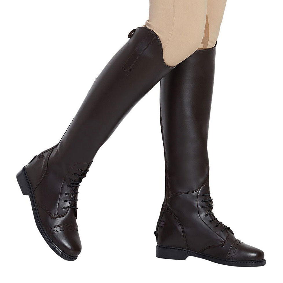 TuffRider Ladies Starter Back Zip Field Boots Synthetic Leather