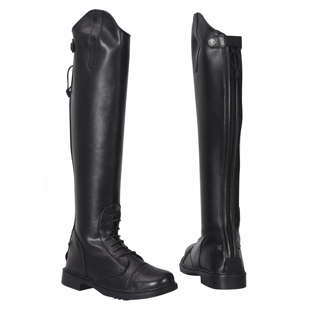 TuffRider Ladies Starter Back Zip Field Boots Synthetic Leather