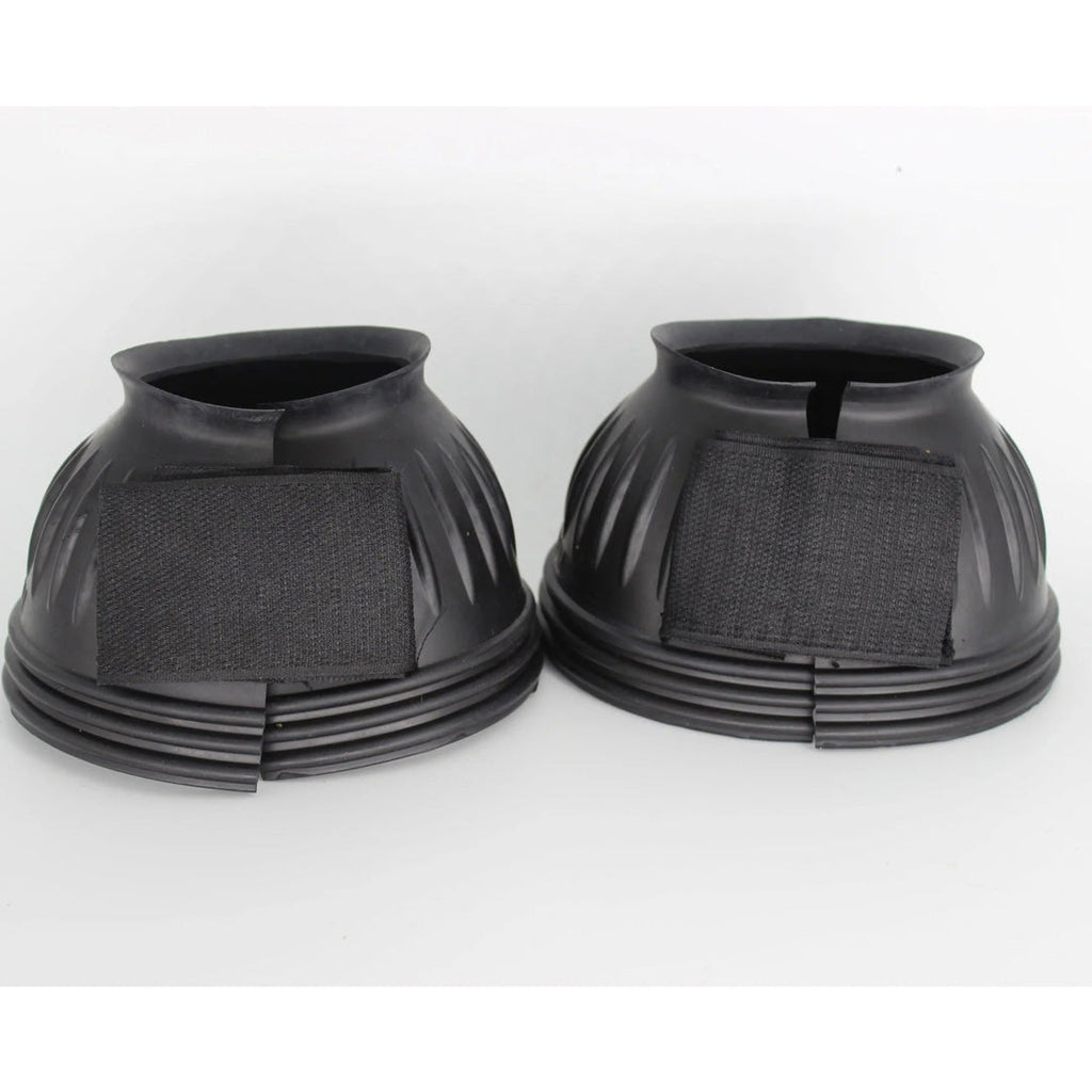 TuffRider Komplett No Turn Bell Boots Ribbed with Reinforced Hook and Loop Closure