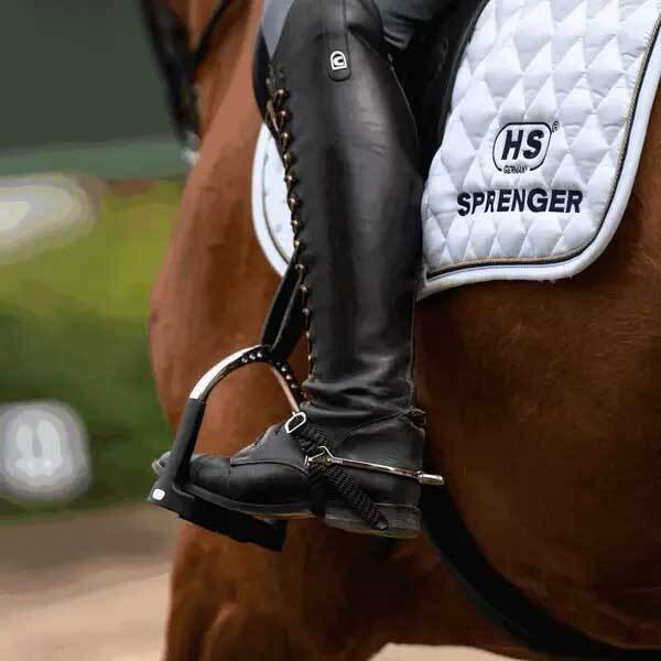 Herm Sprenger Spurs Quality 55 Slimline Bootprotect 25 mm Rounded Neck