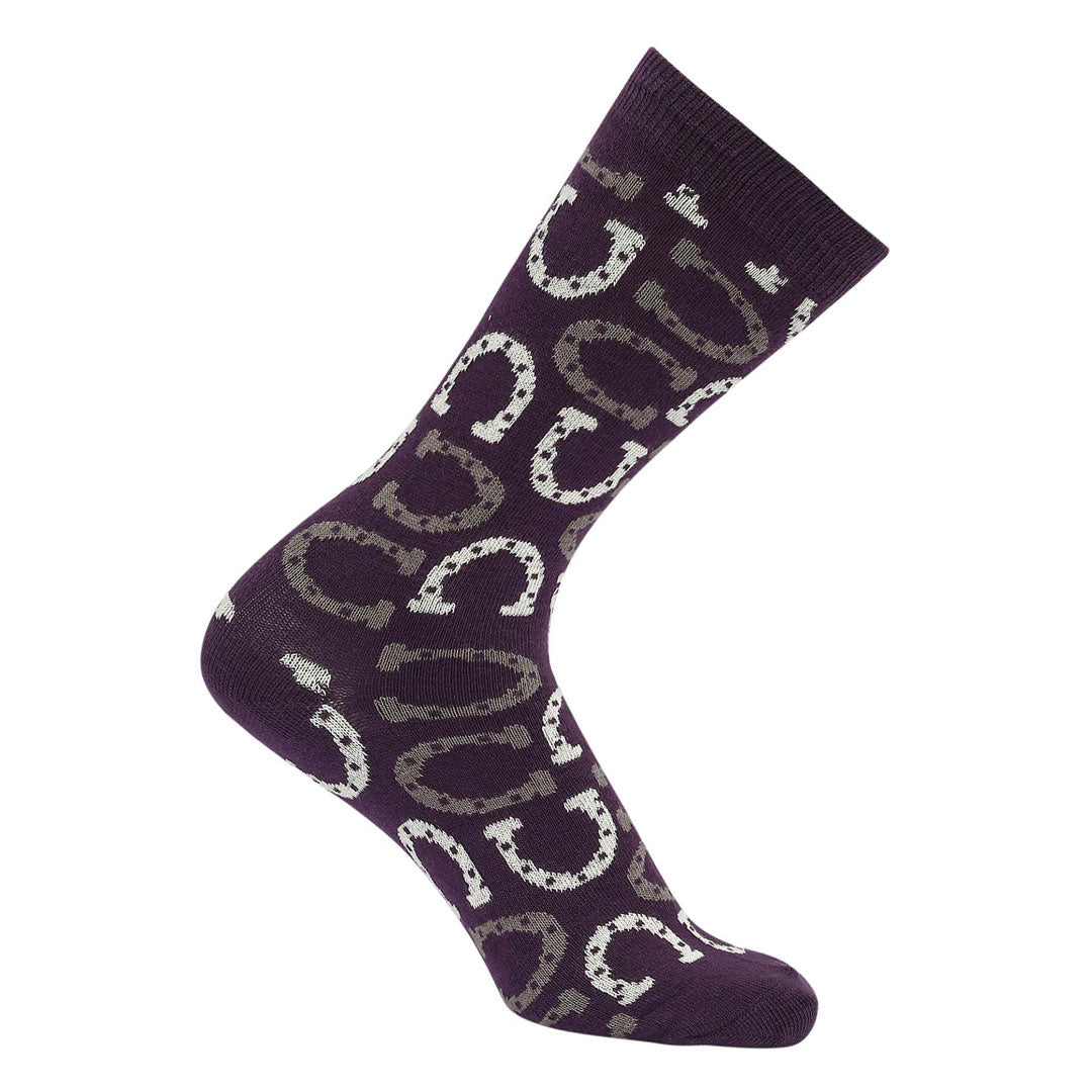 AWST Int'l Lucky Horseshoes Socks 6 pack