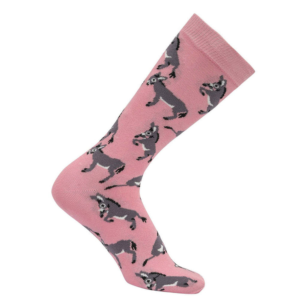 AWST Int'l Playful Donkeys Socks 6 pack