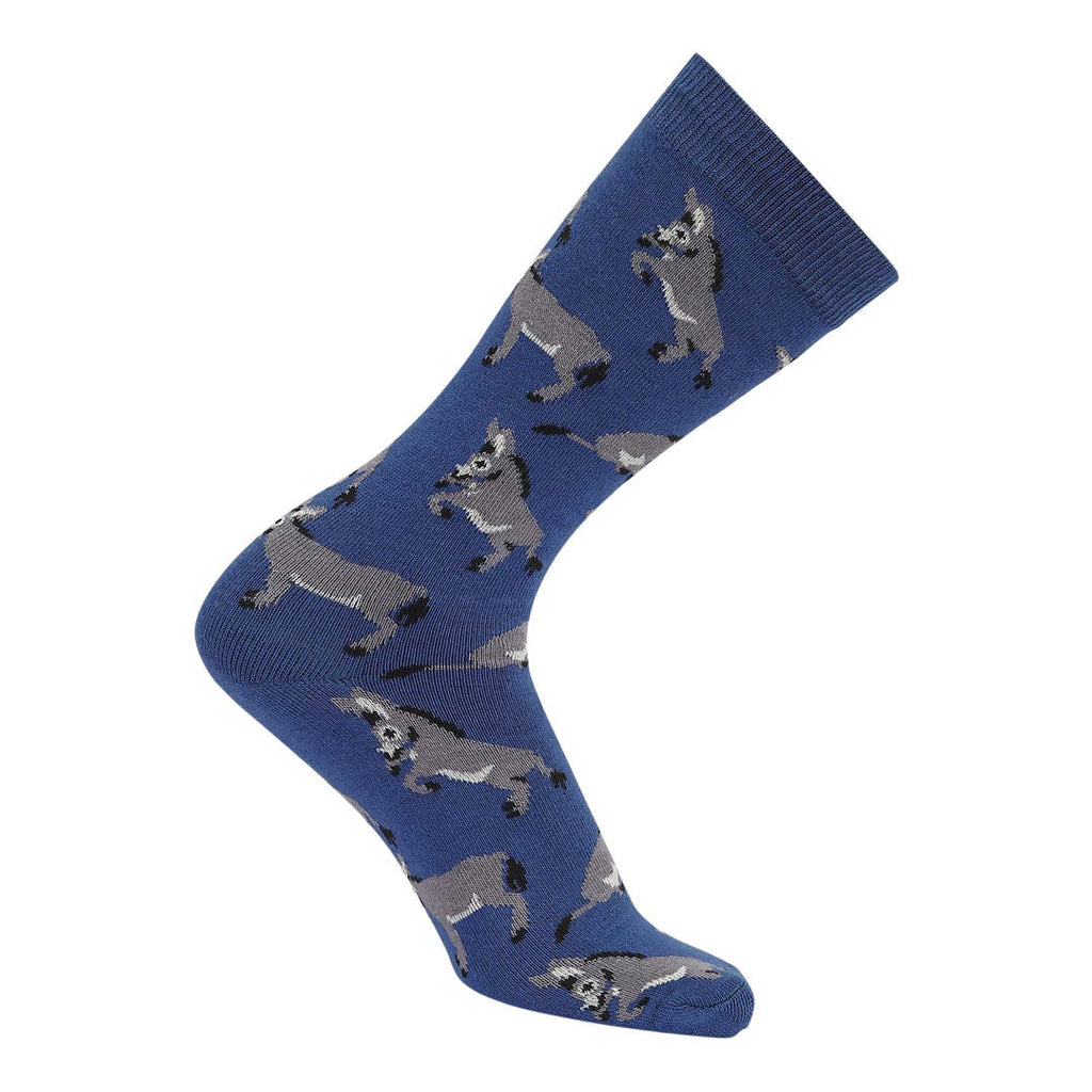 AWST Int'l Playful Donkeys Socks 6 pack
