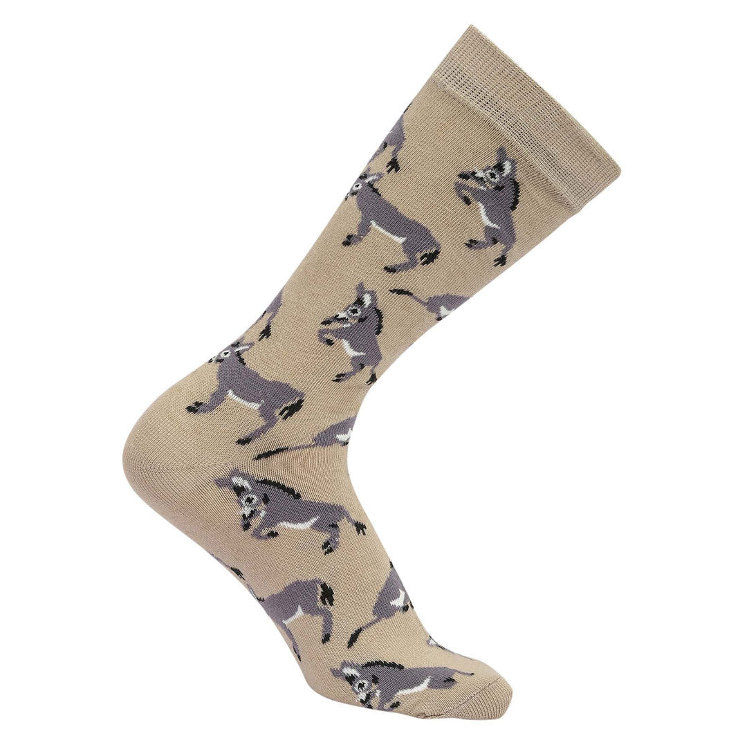 AWST Int'l Playful Donkeys Socks 6 pack