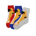 AWST Int'l Child Horse Face Buckskin Crew Socks