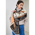 AWST Int'l Baroque Horses Acrylic Cashmere Scarf