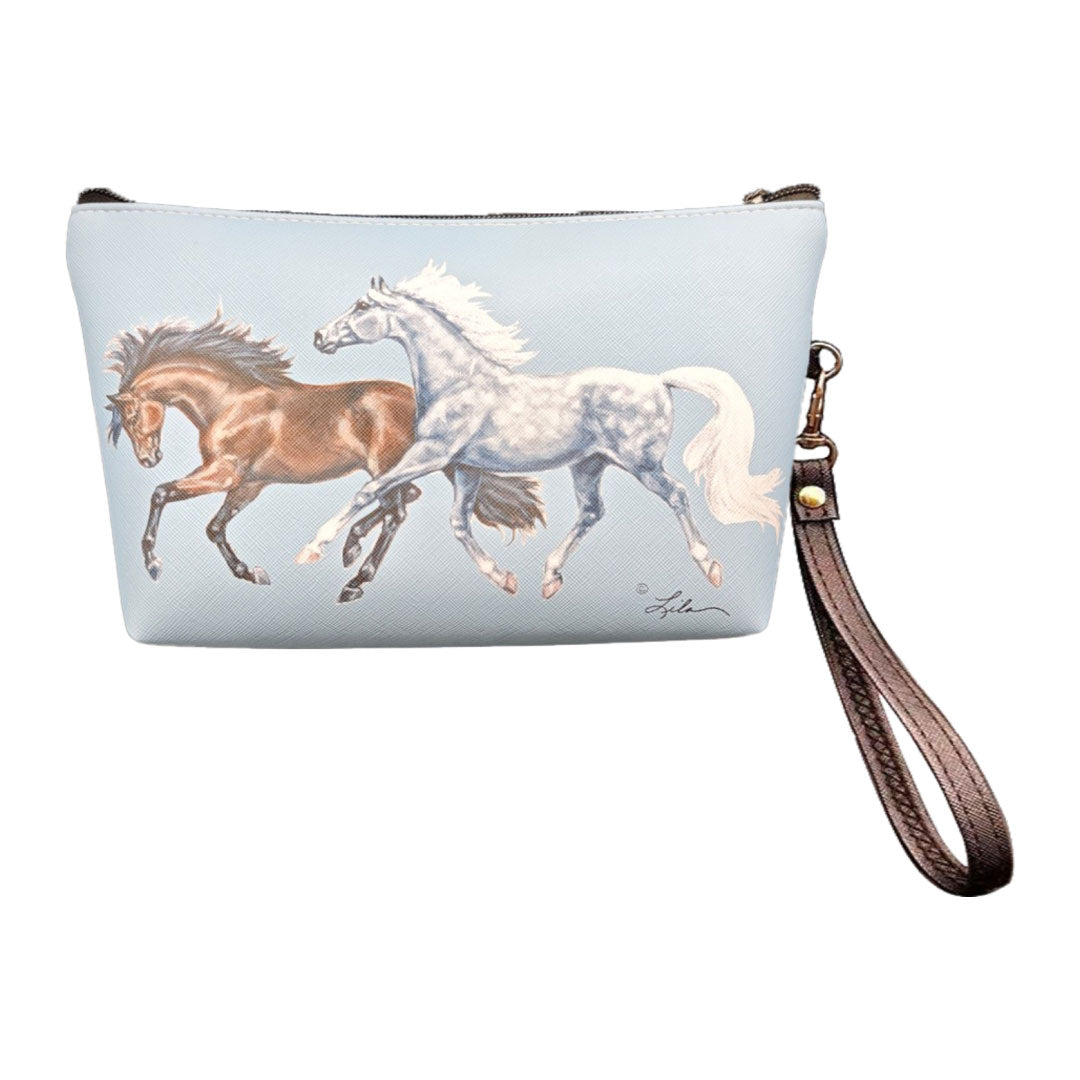 AWST Int'l Lila Accessory Wristlet Bags- Lila Grey Bay