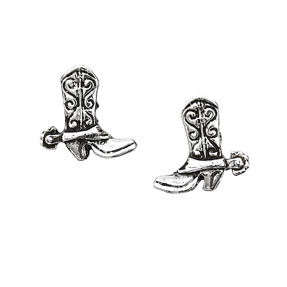 AWST Int'l Cowboy Boot Earrings w/Colorful Cowboy Hat Gift Box
