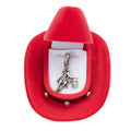 AWST Int'l Barrel Racer Necklace w/Colorful Cowboy Hat Gift Box