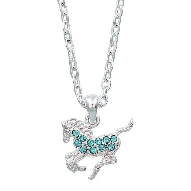 AWST Int'l Precious Pony Necklace w/Horse Head Gift Box