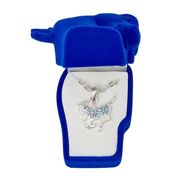 AWST Int'l Precious Pony Necklace w/Horse Head Gift Box