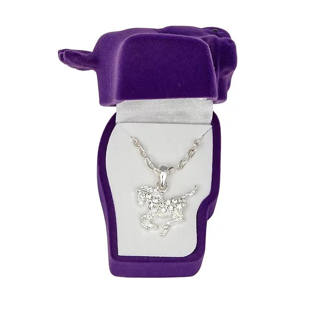 AWST Int'l Precious Pony Necklace w/Horse Head Gift Box