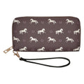 AWST Int'l "Lila" Horses & Horseshoes Clutch Wallet