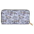 AWST Int'l "Lila" Blue Toile Clutch Wallet
