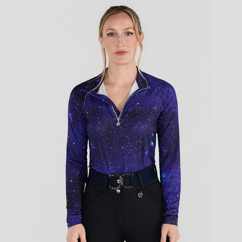 Dapplebay Constellation 1/4 Zip Light Riding Top