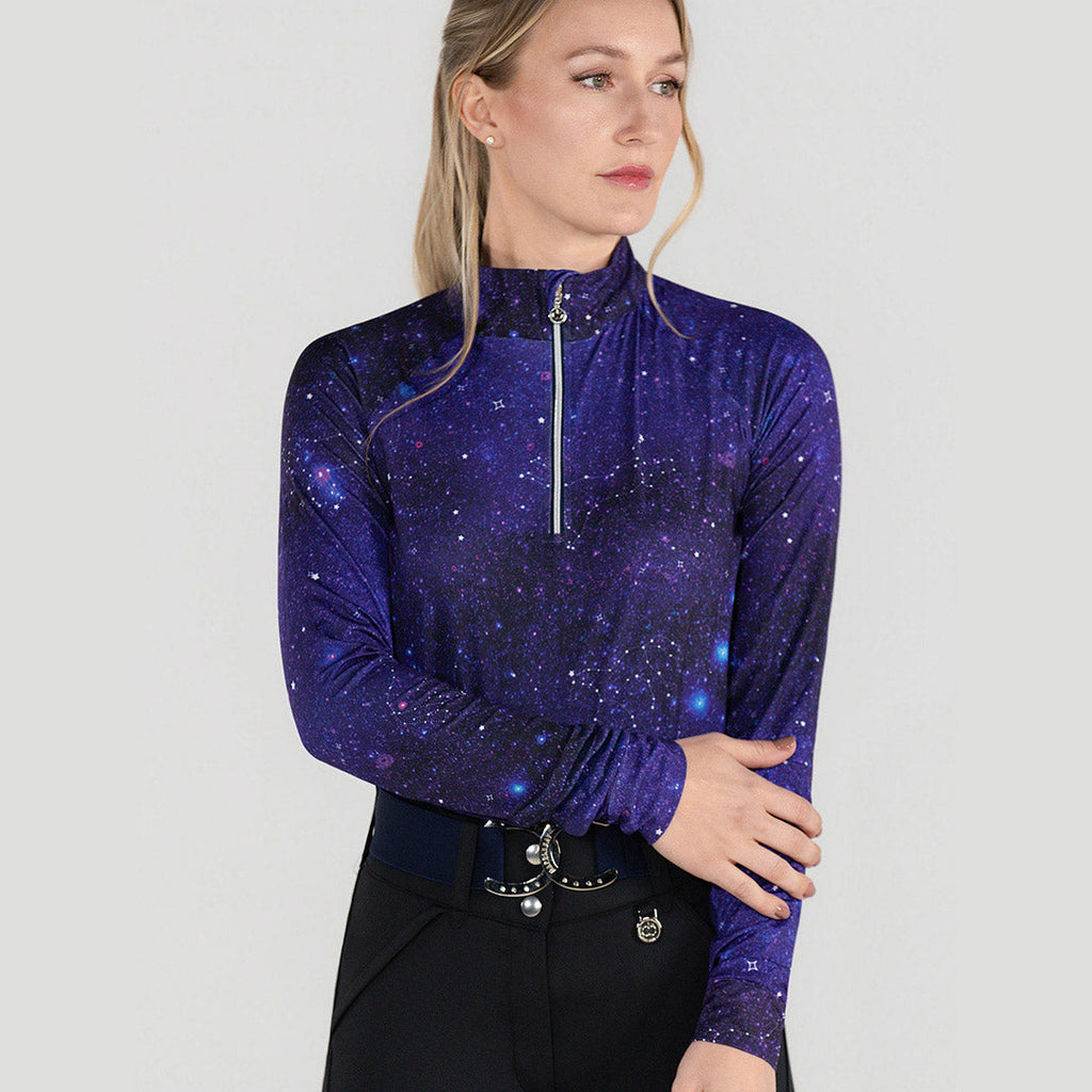 Dapplebay Constellation 1/4 Zip Light Riding Top