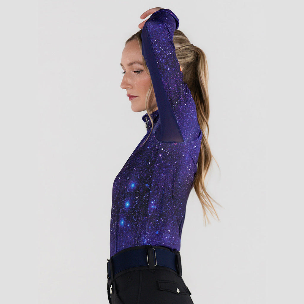 Dapplebay Constellation 1/4 Zip Light Riding Top
