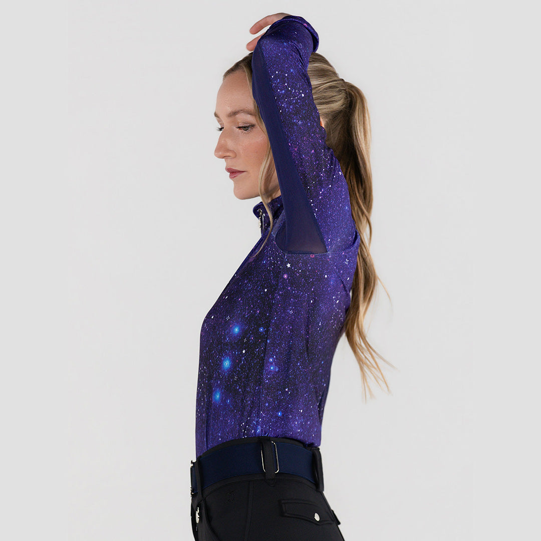 Dapplebay Constellation 1/4 Zip Light Riding Top