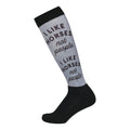 Dapplebay  Slick Boot Socks-I Like Horses