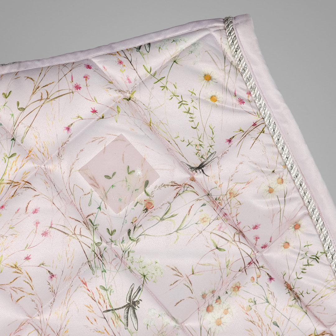 Dapplebay Dragonfly Meadow Jump Saddle Pad-Light Pink