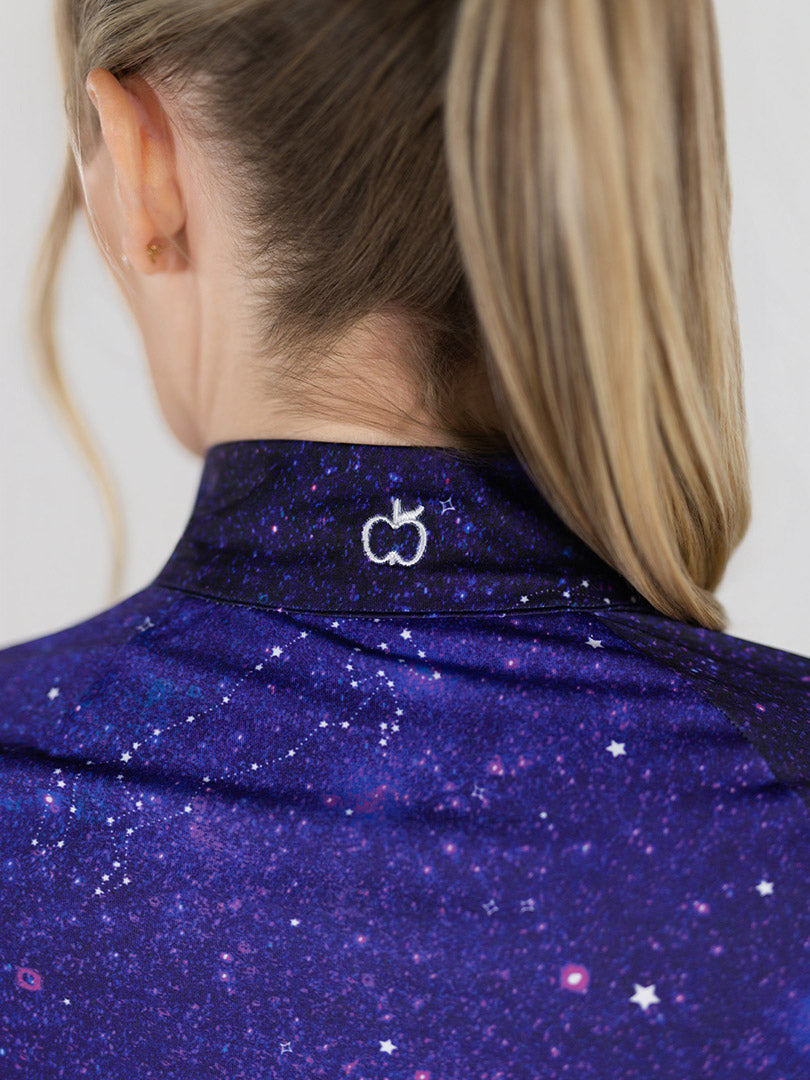Dapplebay Constellation 1/4 Zip Light Riding Top-Short Sleeve