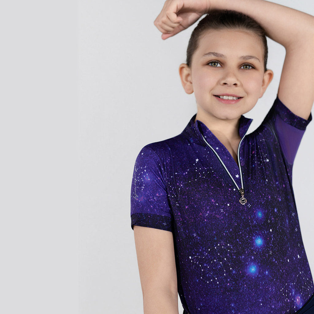 Dapplebay Kids Constellation 1/4 Zip - Short Sleeve