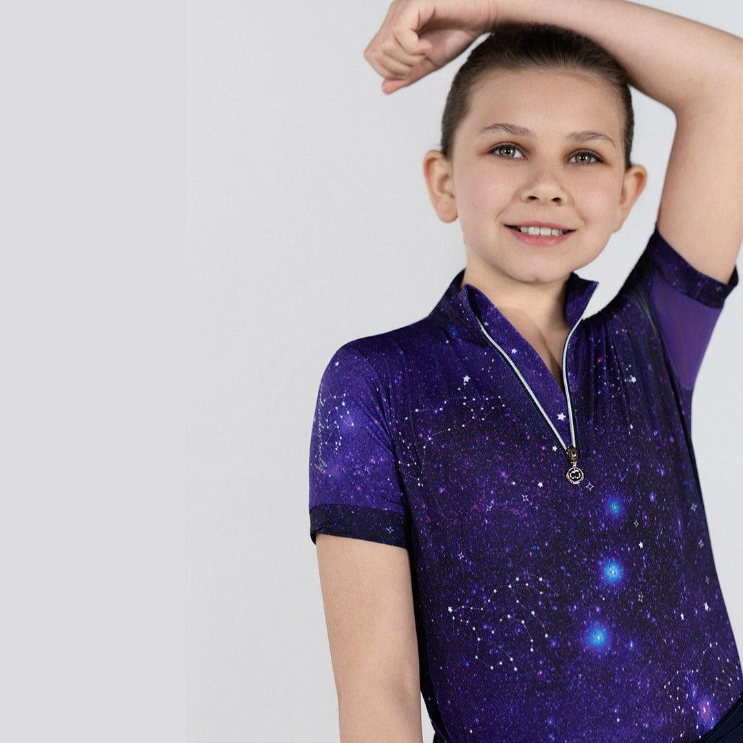 Dapplebay Kids Constellation 1/4 Zip - Short Sleeve