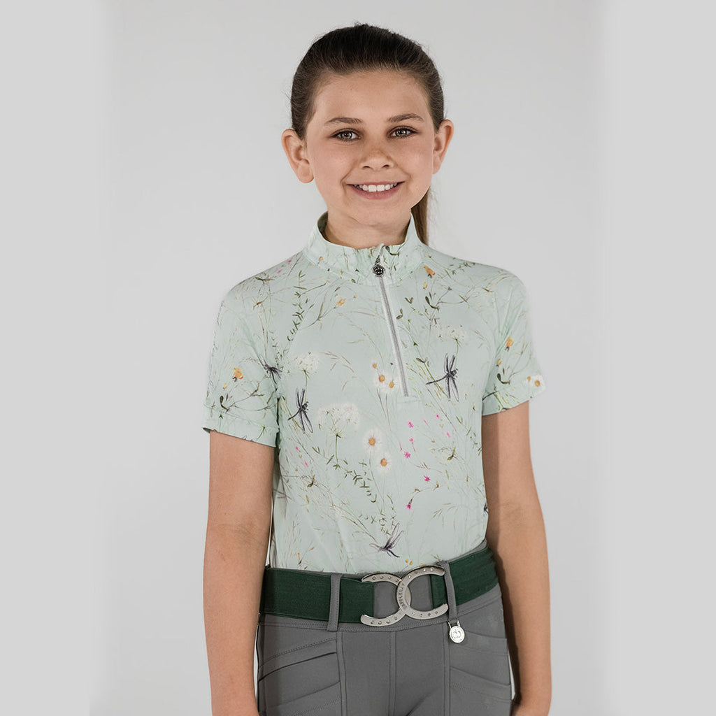 Dapplebay Kids Dragonfly Meadow 1/4 Zip - Short Sleeve